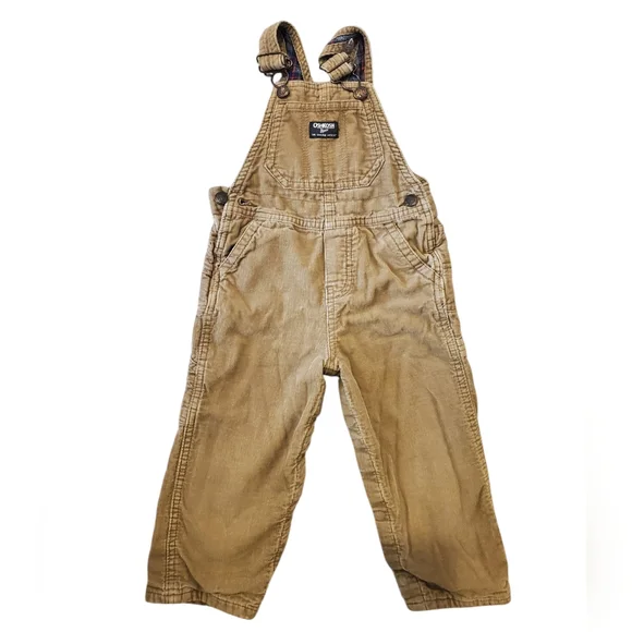 OshKosh B'gosh Tan Overalls - Picture 1 of 5